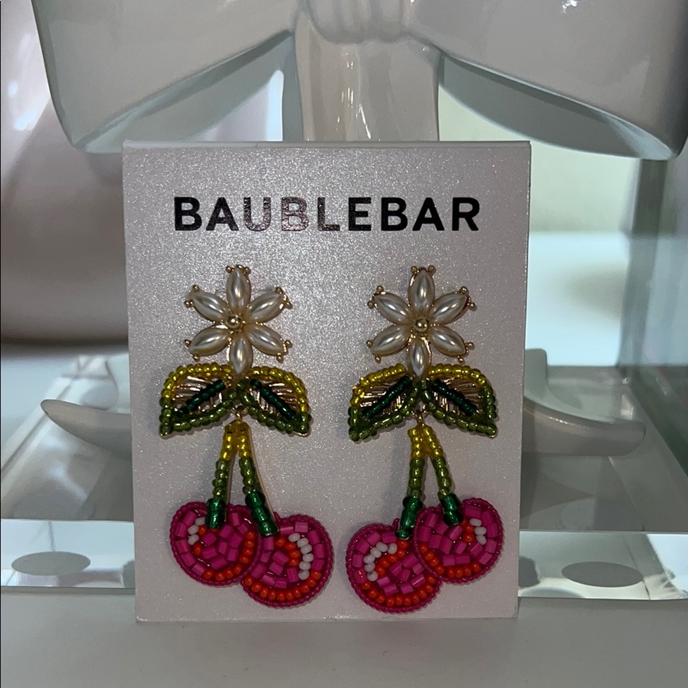 BaubleBar Cherry Blossom Earrings